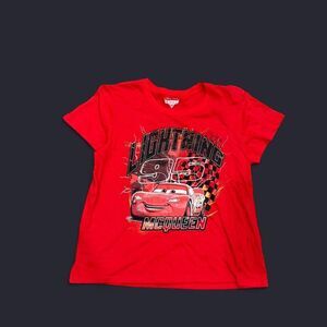 Juniors Lightning McQueen Slim Tee Size XL